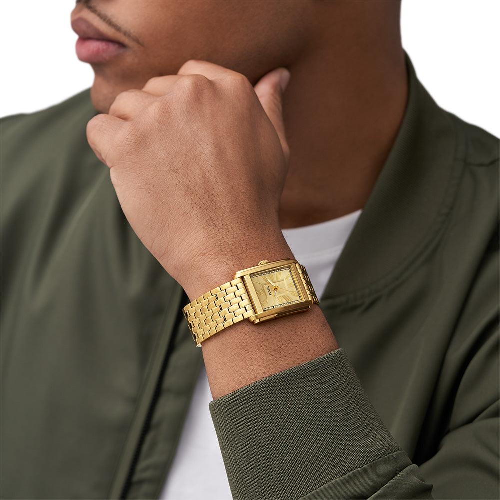 Fossil Carraway FS6009 All - Gold Luxury Men's/Women's Watch