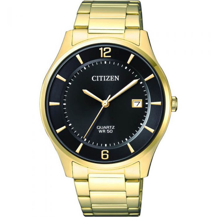 Citizen Gold-Tone Stainless Steel Men's Quartz Watch BD0043-83E