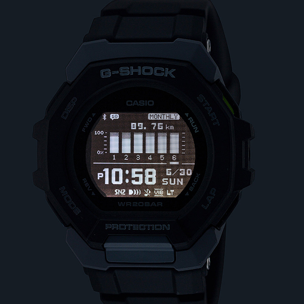 G-Shock GBD300-1D G-SQUAD Bluetooth Sports Watch with Smart Features