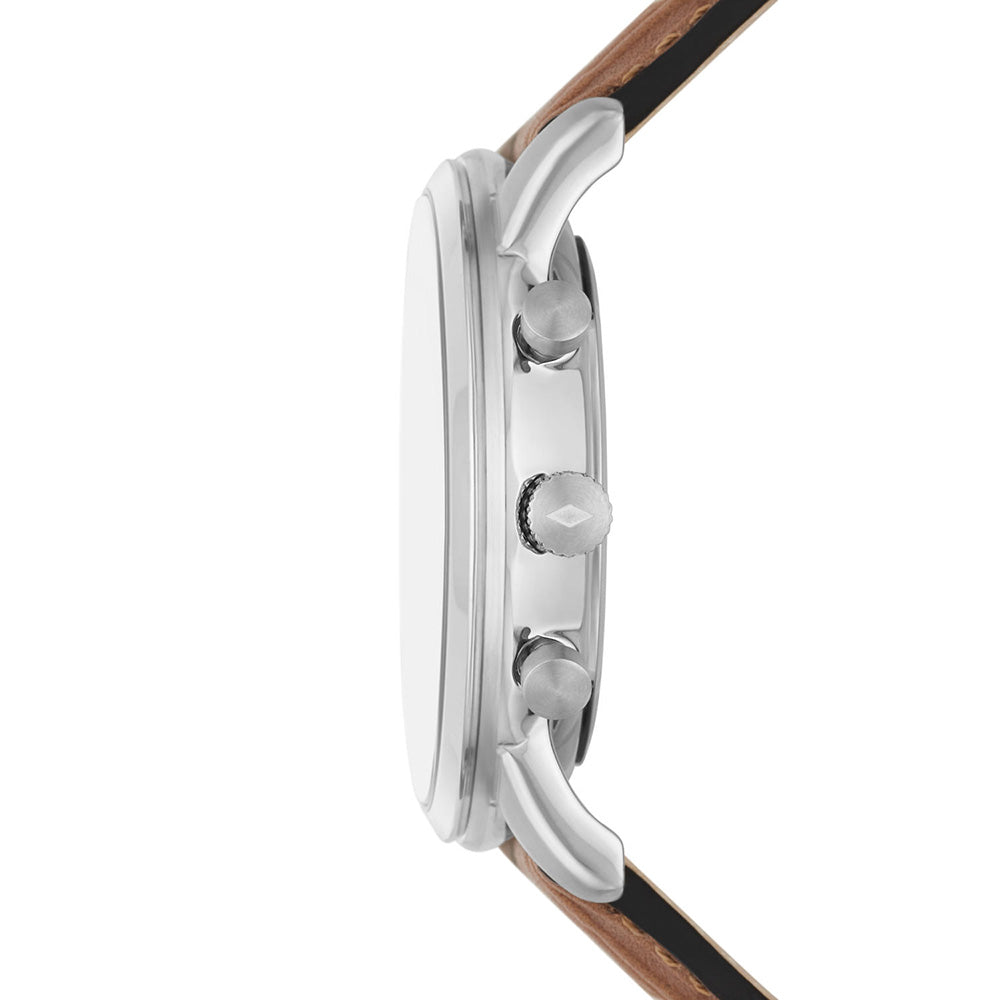 Fossil Men's Minimalist FS5928 Watch with Tropical Leather Strap