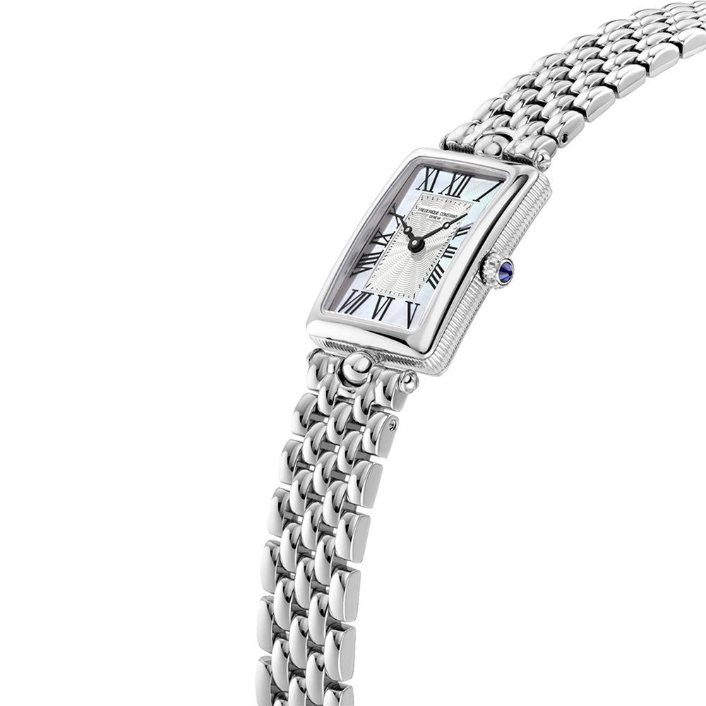 Frederique Constant Classic Art Deco Carree Ladies' Quartz Watch FC200MPW2AC6B