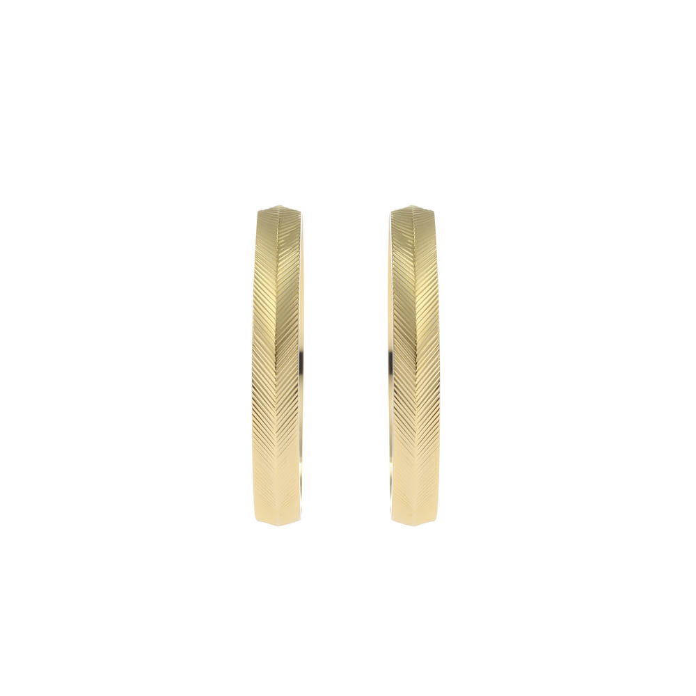 Fossil Harlow Style Yellow Gold - Coated Stainless Steel Earrings for Fashion Accessory
