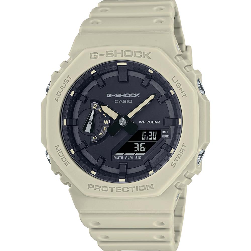 G-Shock GA2100-5A Carbon Core Guard 'CasiOak' Stylish Men's Wristwatch with Timeless Design
