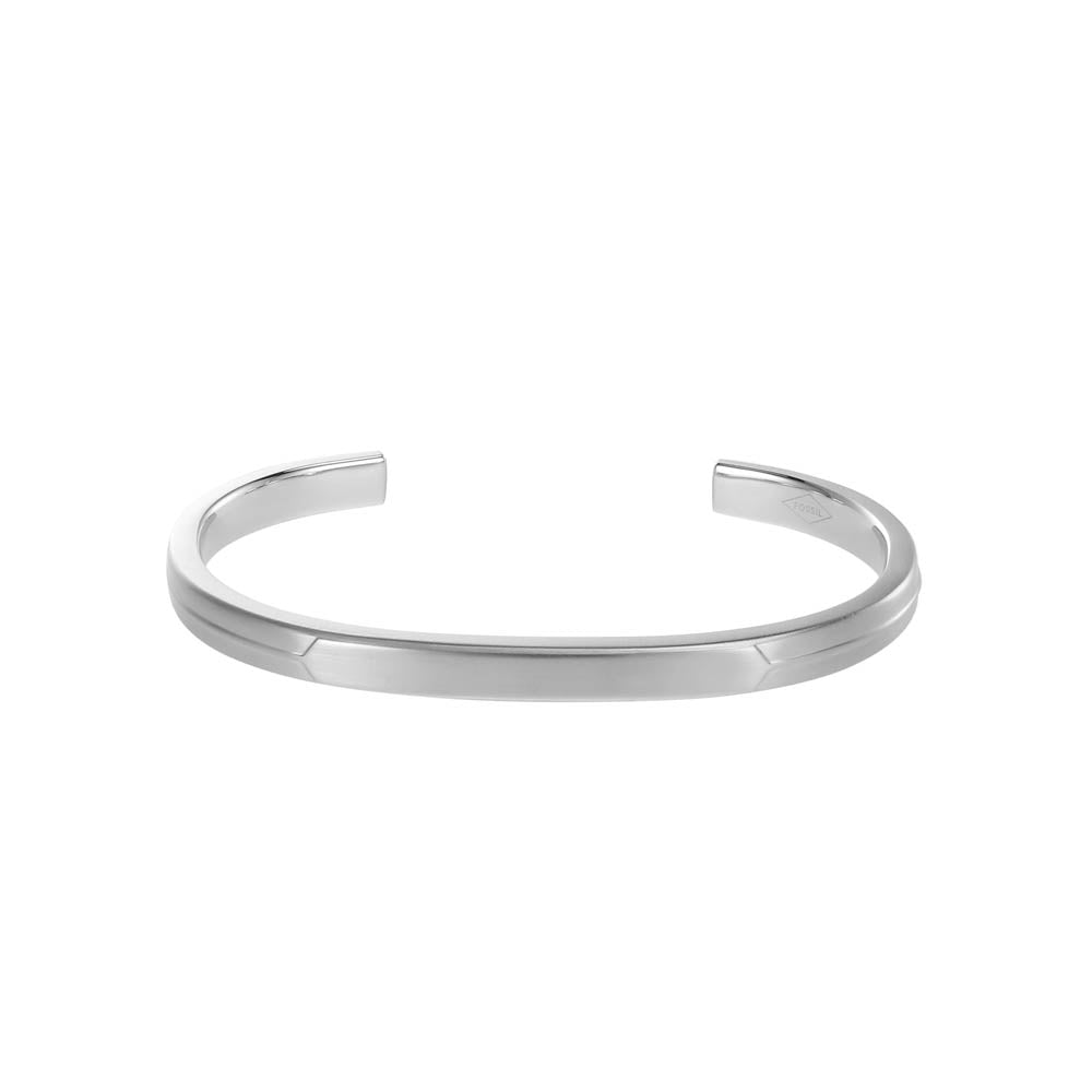 Fossil Stylish Stainless Steel Jewelry Cuff Bangle for Fashion Lovers