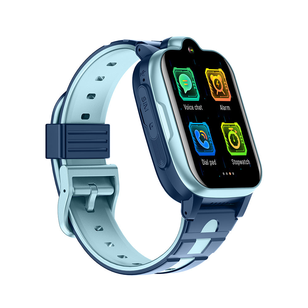 Cactus Kidocall 4G CAC-141-M03 Blue GPS Tracking Smart Phone Watch with 2.5D Screen