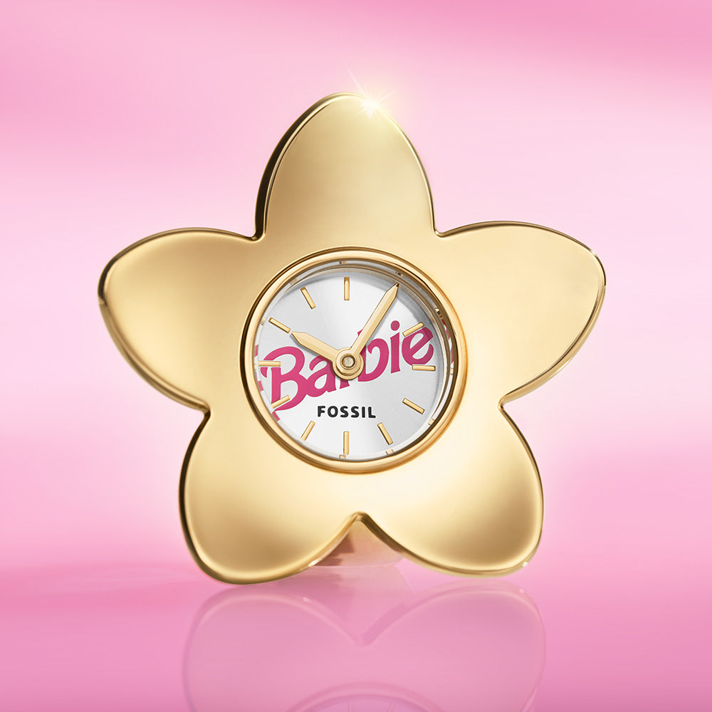 Fossil Limited Edition Barbie Flower Ring Style Wristwatch - LE1175