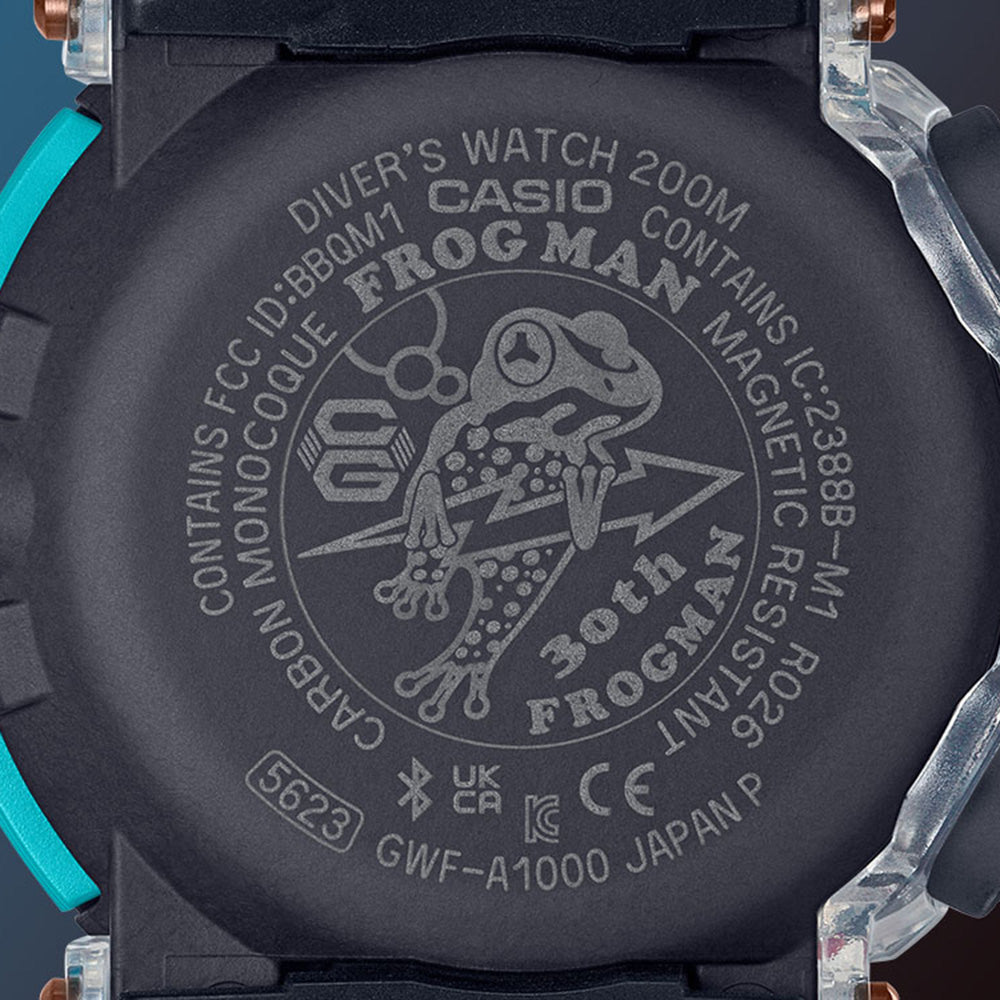 G-Shock Limited Edition GWFA1000APF-1A 30th Anniversary Poison Dart Frog Frogman Watch