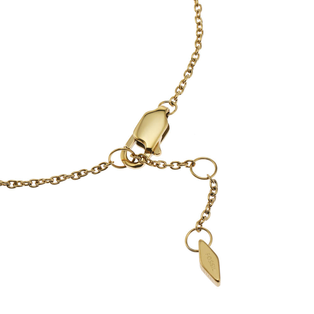 Fossil Glitzy Sadie Trio CZ Bracelet in Yellow Gold Plated Stainless Steel