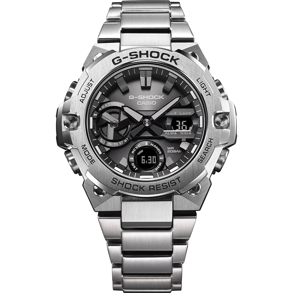 G-Shock G-Steel GSTB400D-1: Slim Design with Bluetooth and Solar