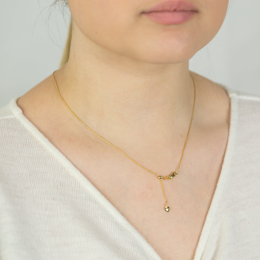 20gauge 47cm 9ct Yellow Gold Wheat Link Chain Extender