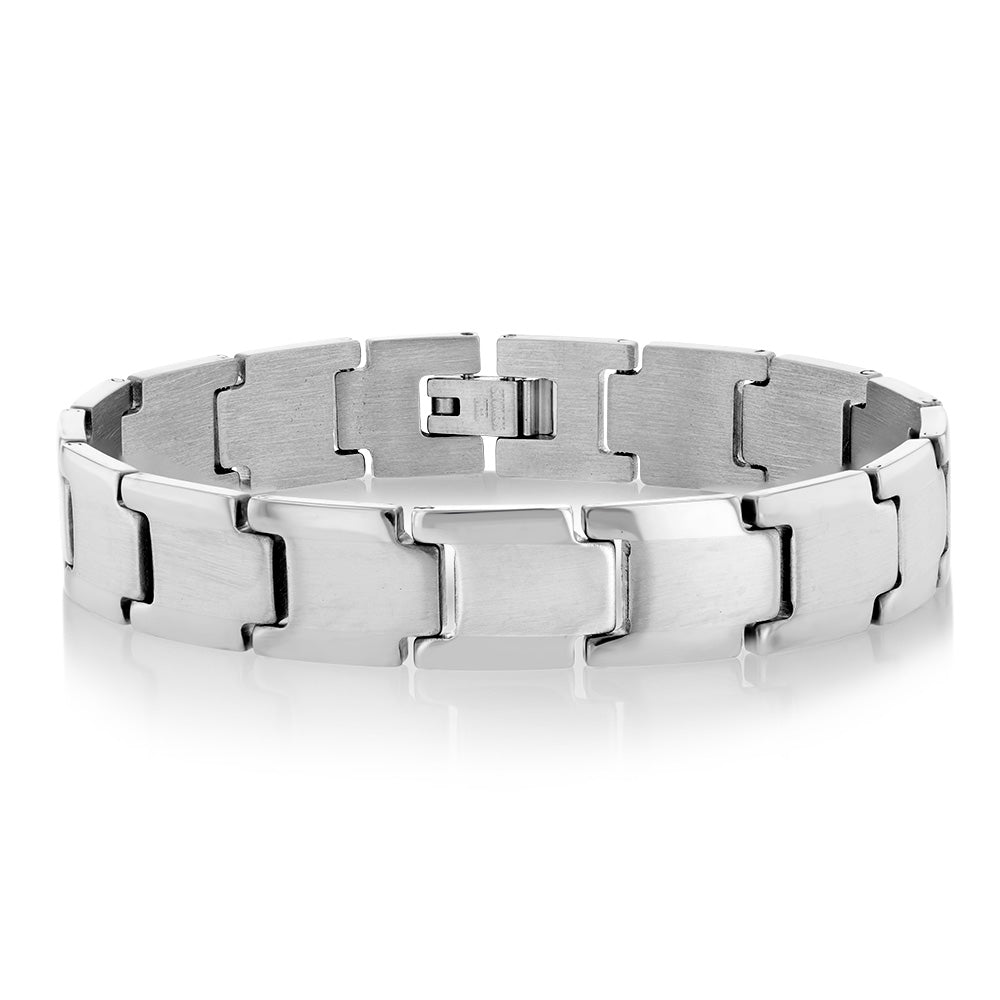 Exquisite Forte Stainless - Steel Fashionable 20.3cm Wrist Bracelet