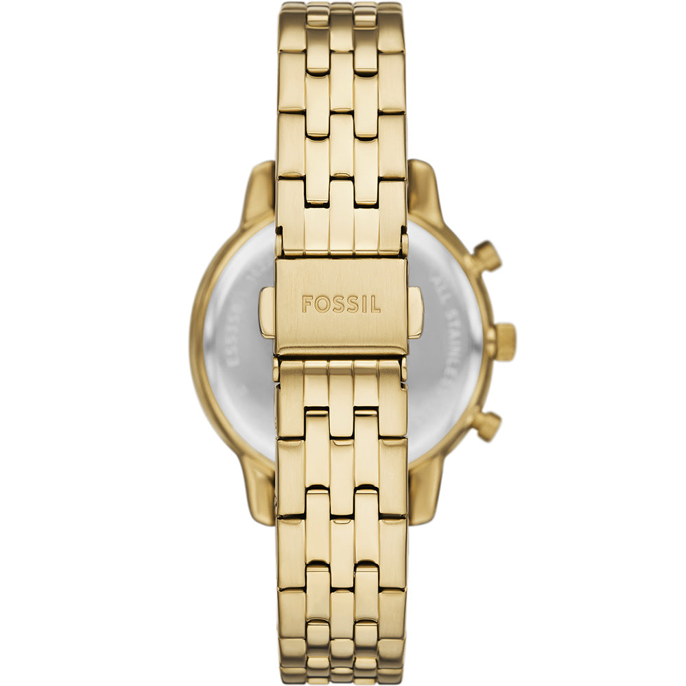 Fossil ES5358 Gold Stainless Steel Neutra Quartz Chronograph Watch