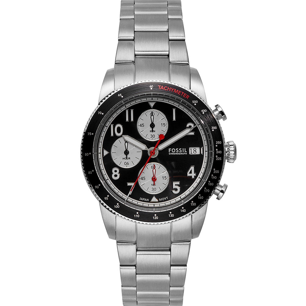Fossil Sport Tourer FS6045 Chronograph Watch with High - Functioning Tachymeter