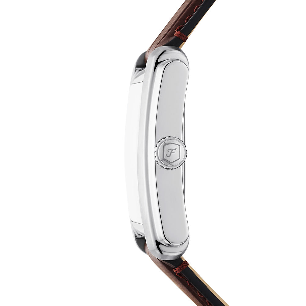 Fossil Carraway FS6110 Men's Quartz Watch with Leather Strap