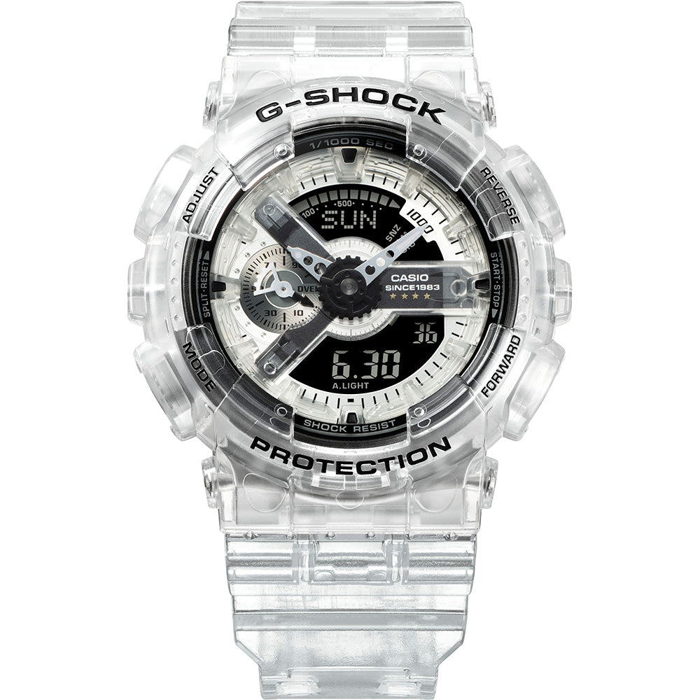 G-Shock GA114RX-7 40th Anniversary Transparent Skeleton Remix Watch
