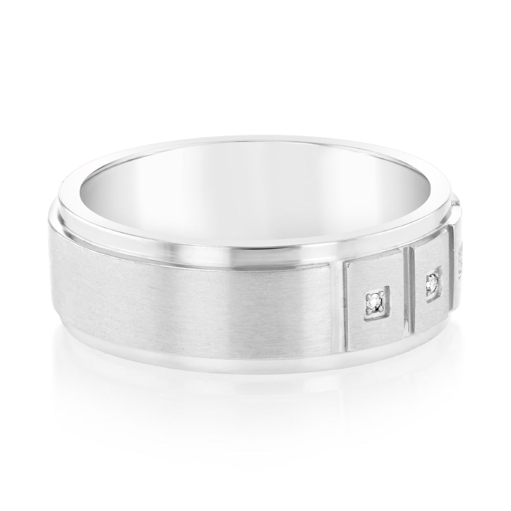 Forte High - Quality Stainless Steel Ring with Matt Finish and 8mm Width
