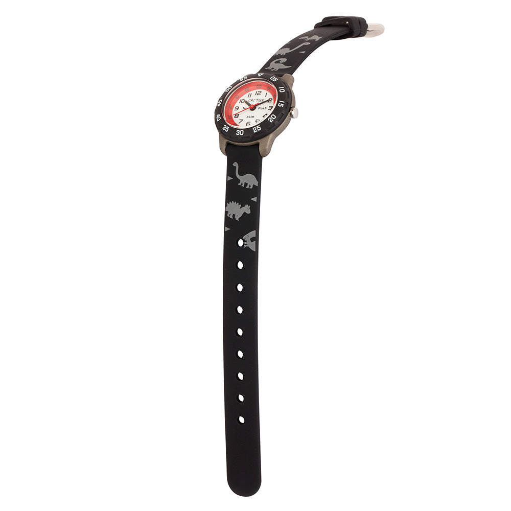 Cactus Time Teacher CAC124M01 Dinosaur-themed Kids' Analog Watch