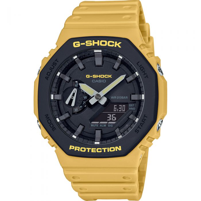 G-Shock GA2110SU-9A 'CasiOak' Series Men's Analog-Digital Combination Wristwatch