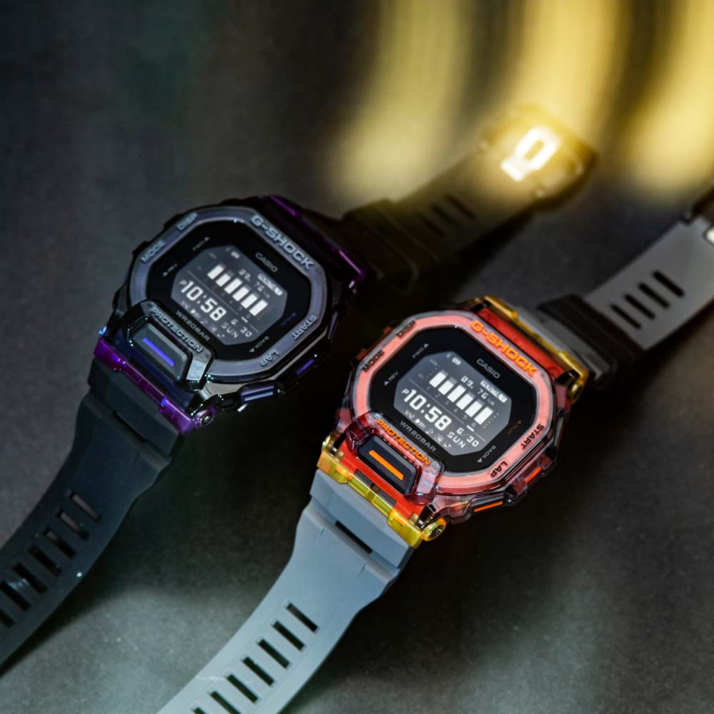 G-Shock GBD200SM-1A6 G-Squad Smart Watch in Vital Colour Series with Dark Blue and Purple Tones