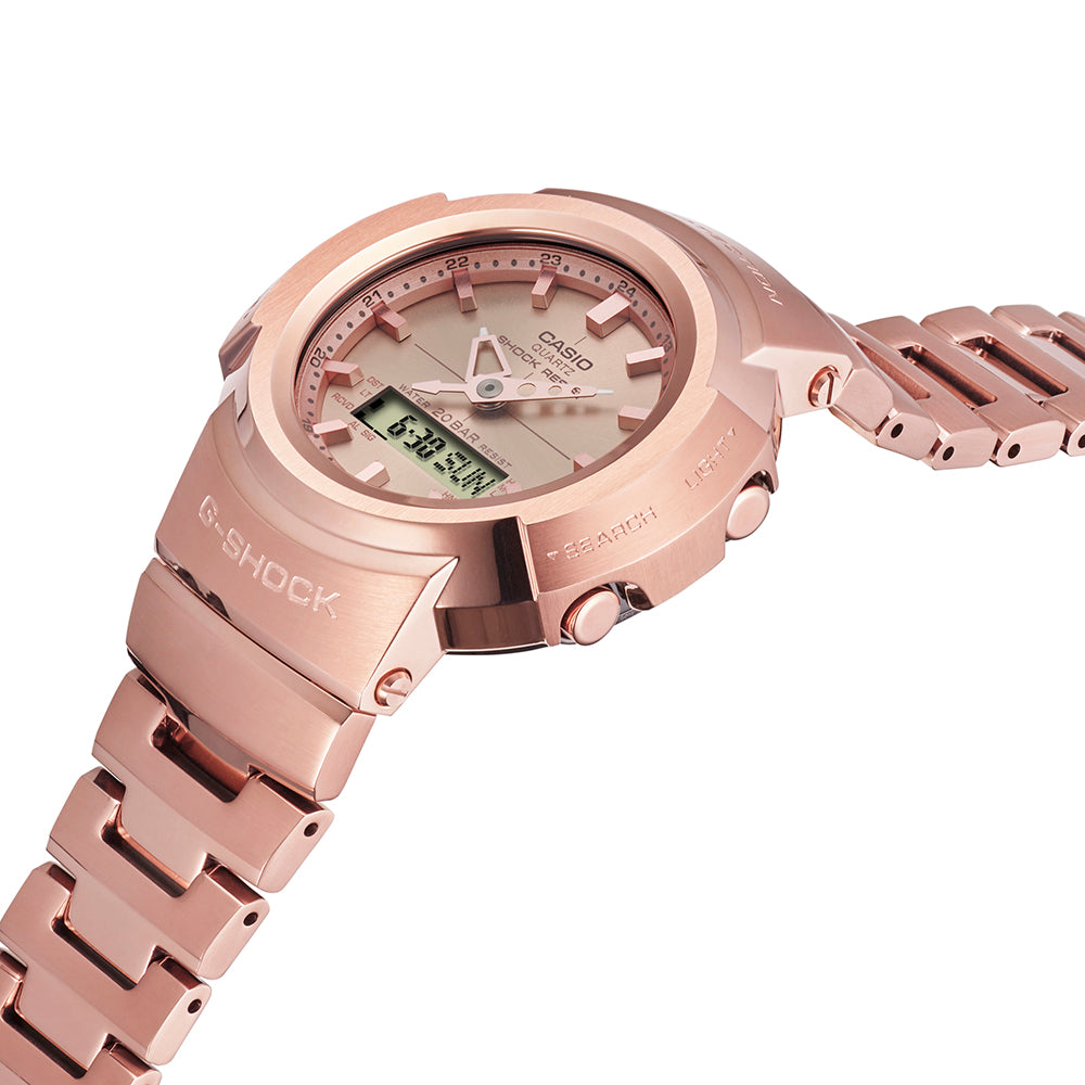G-Shock Full Metal AWM500GD-4A Rose Gold Ingot Stylish Watch Collection