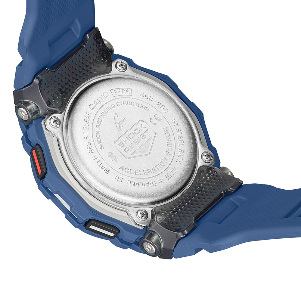 G-Shock G-Squad Digital GBD200-2D Blue Sports Smart Watch