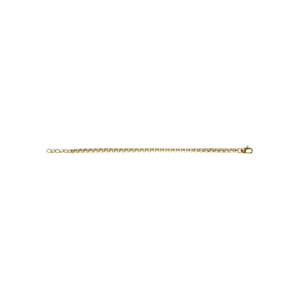 Fossil 20+2cm Yellow Gold Plated Stainless Steel Jewelry Bracelet