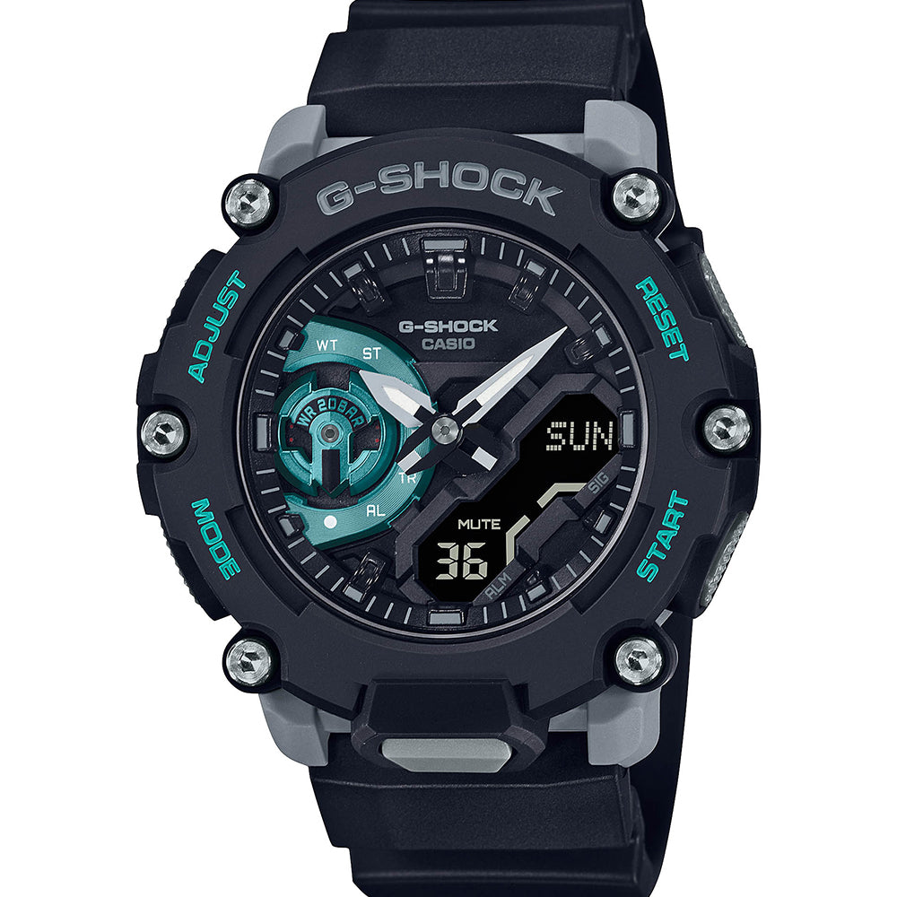 G-Shock GA2200M-1A Carbon Core Guard with Sturdy Design