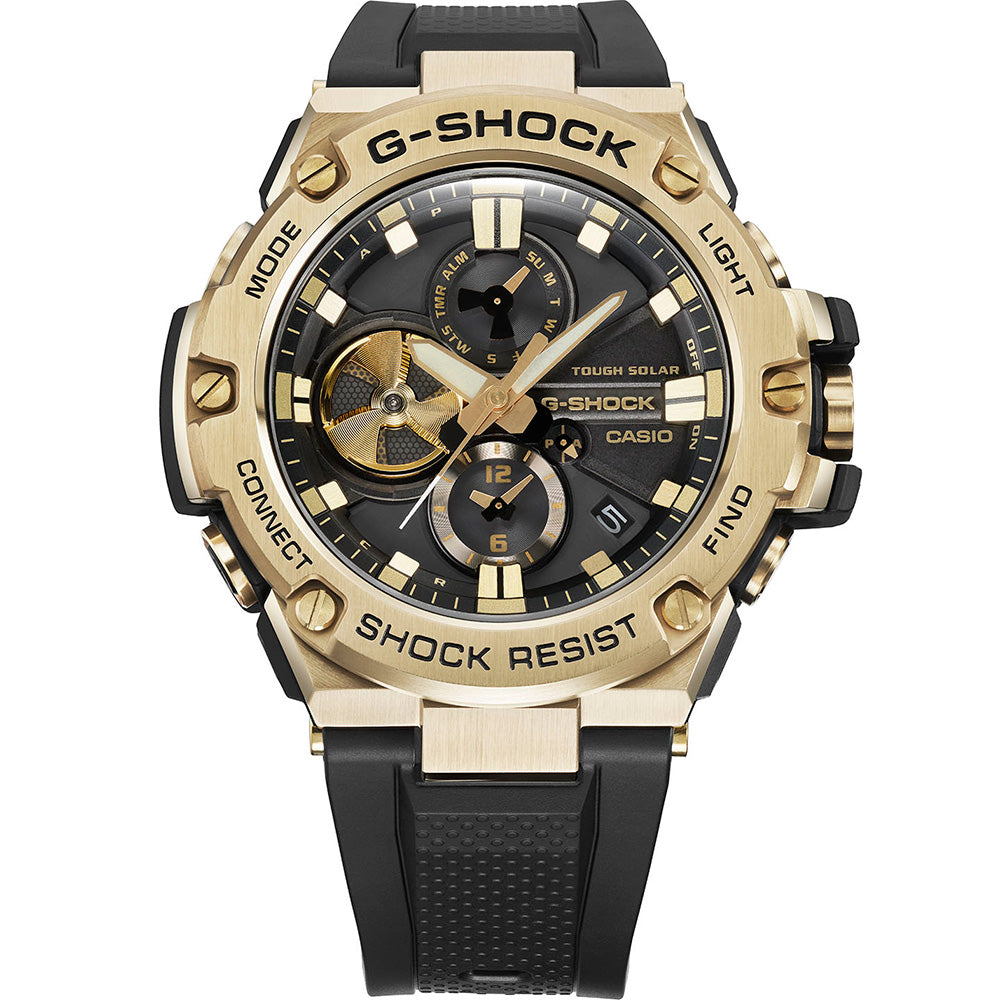 G-Shock G-Steel GSTB100GB-1A9 Gold Resilient Watch