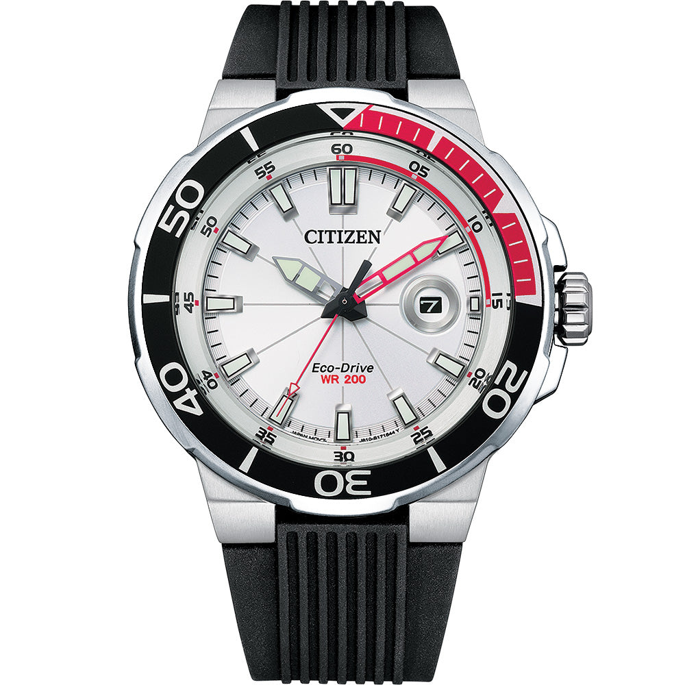 Citizen Men's Eco-Drive Stainless Steel Wristwatch - Model AW1429-00A