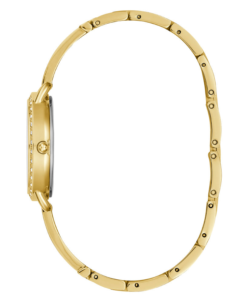 Guess Women's Bellini GW0022L2 Stone-Set Gold-Toned Bracelet Watch
