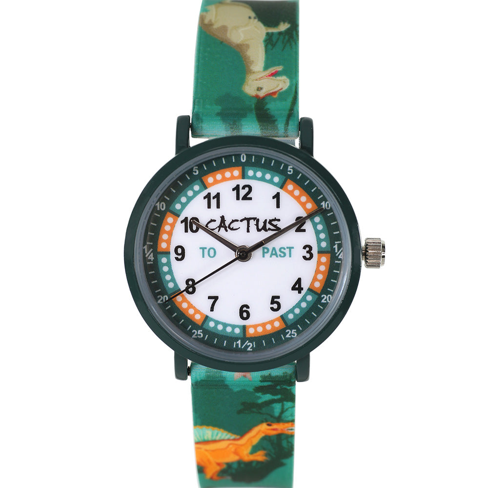 Cactus CAC143M12 Durable Dinosaur Kids Watch for 5 - 10 Years Old