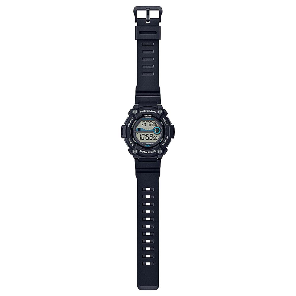 Casio WS1300H-1A Digital Watch with Tide and Moon Data