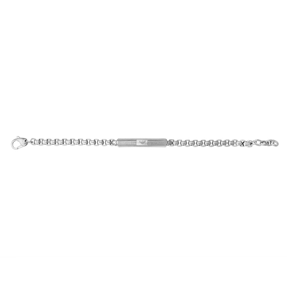 Stylish Emporio Armani Black Marble Stainless Steel Bracelet