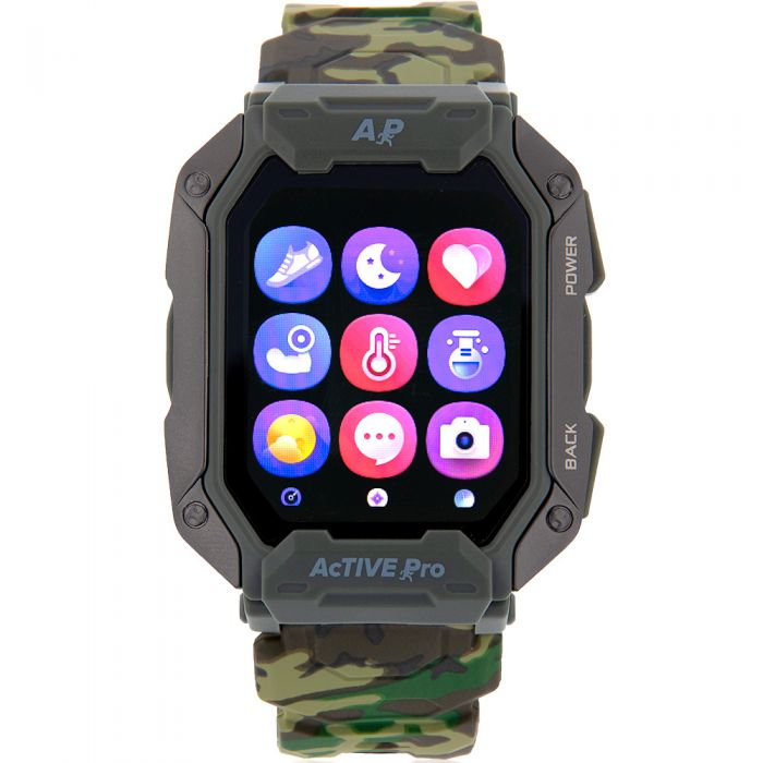 Army Green Edition of Active Professional Smart Watch for Fitness Enthusiasts