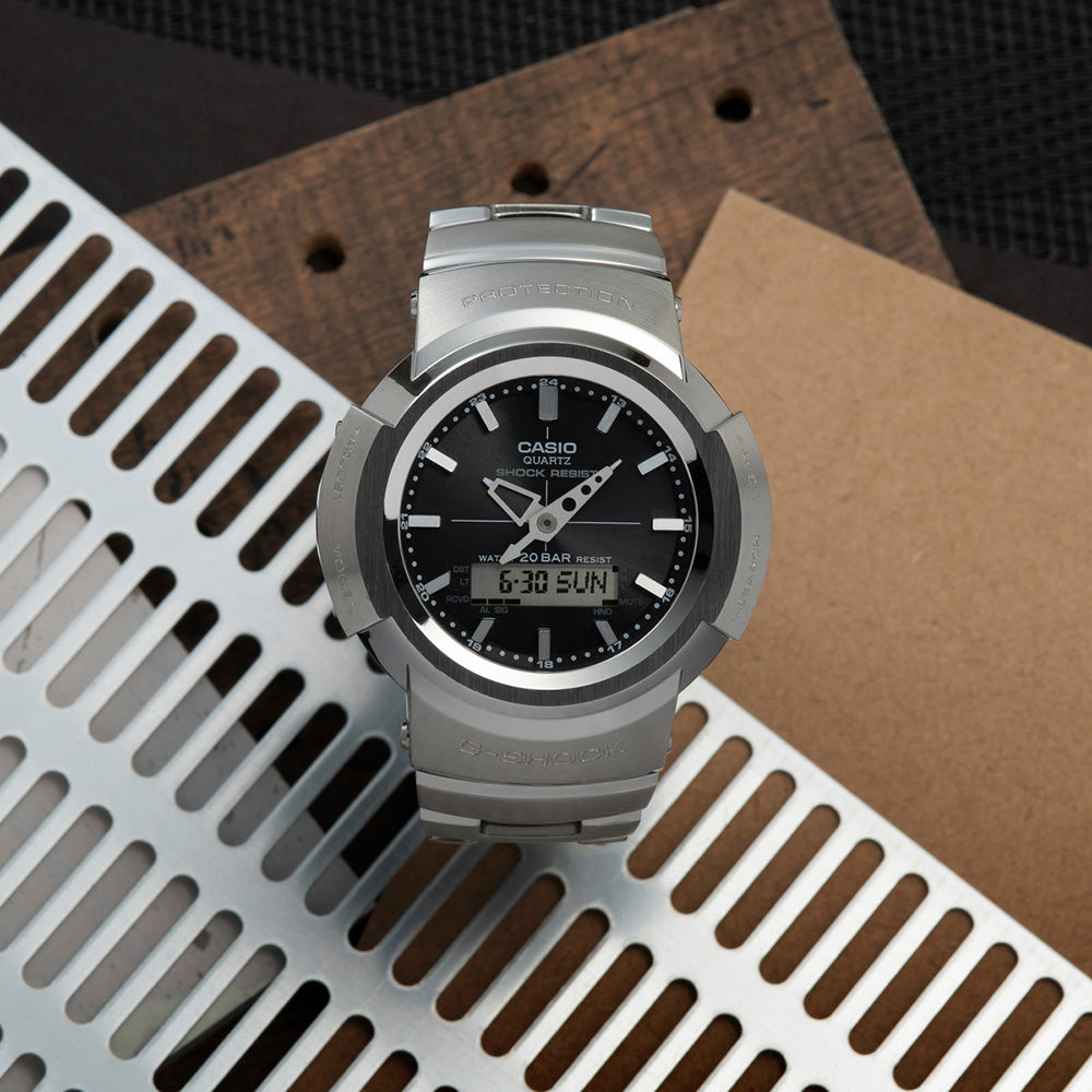 G-Shock Full Metal AWM500D-1A Solar Powered Analog-Digital Watch