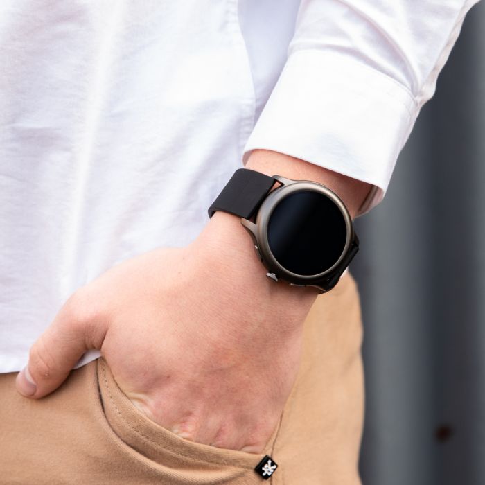 Active Pro Call+ Connect Premium Smart Watch Box Set Featuring 3 Band Choices in Sleek Black