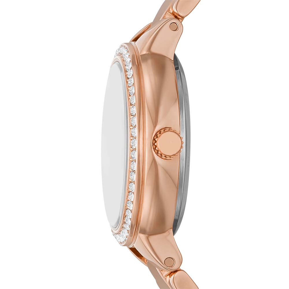 Fossil Rose-Gold Plated Virginia ES5111 Women's Watch for Formal & Daily Wear