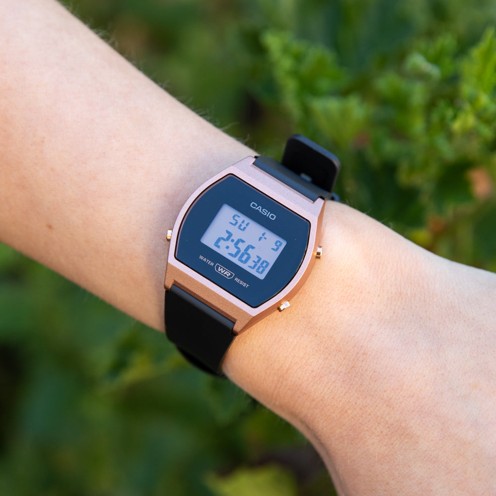 Casio Youth LW204-1A Sleek Digital Black Resin Watch for Comfortable Wear