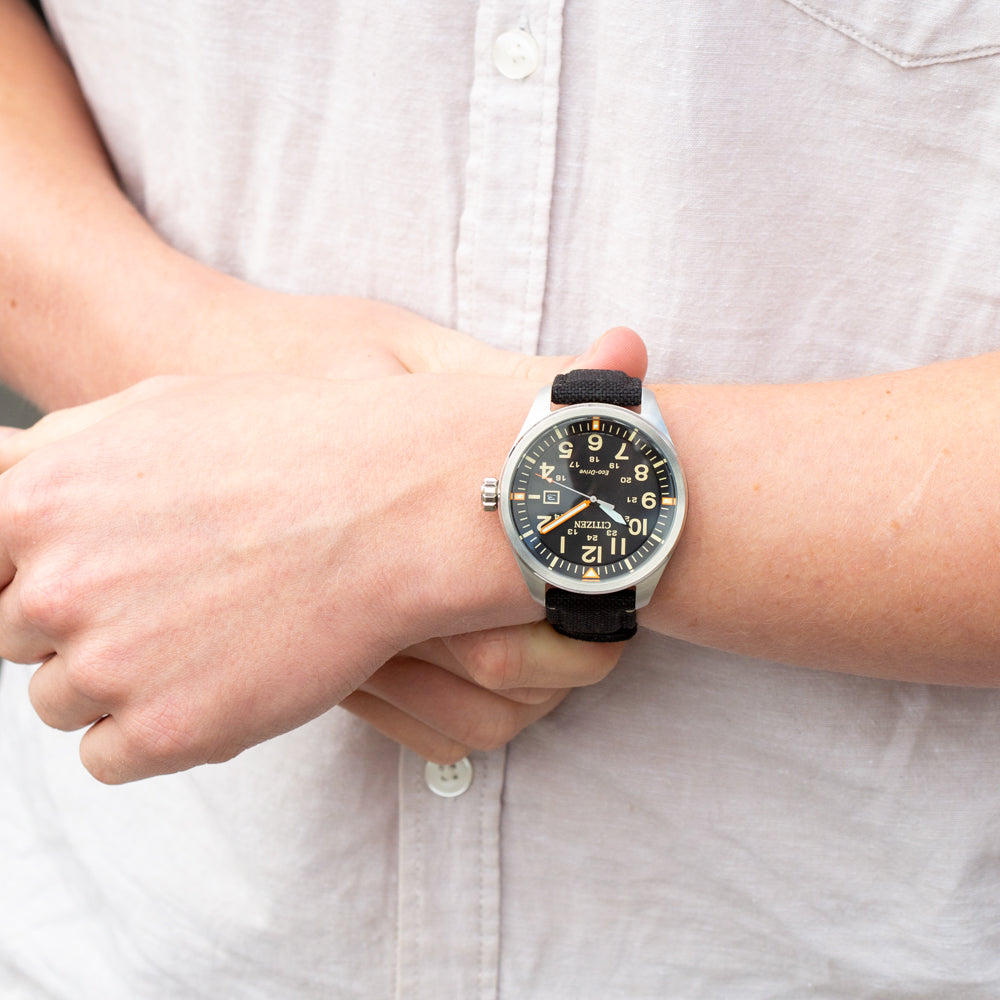 Citizen Men's Eco-Drive Solar Powered AW5000 - 24E Wristwatch