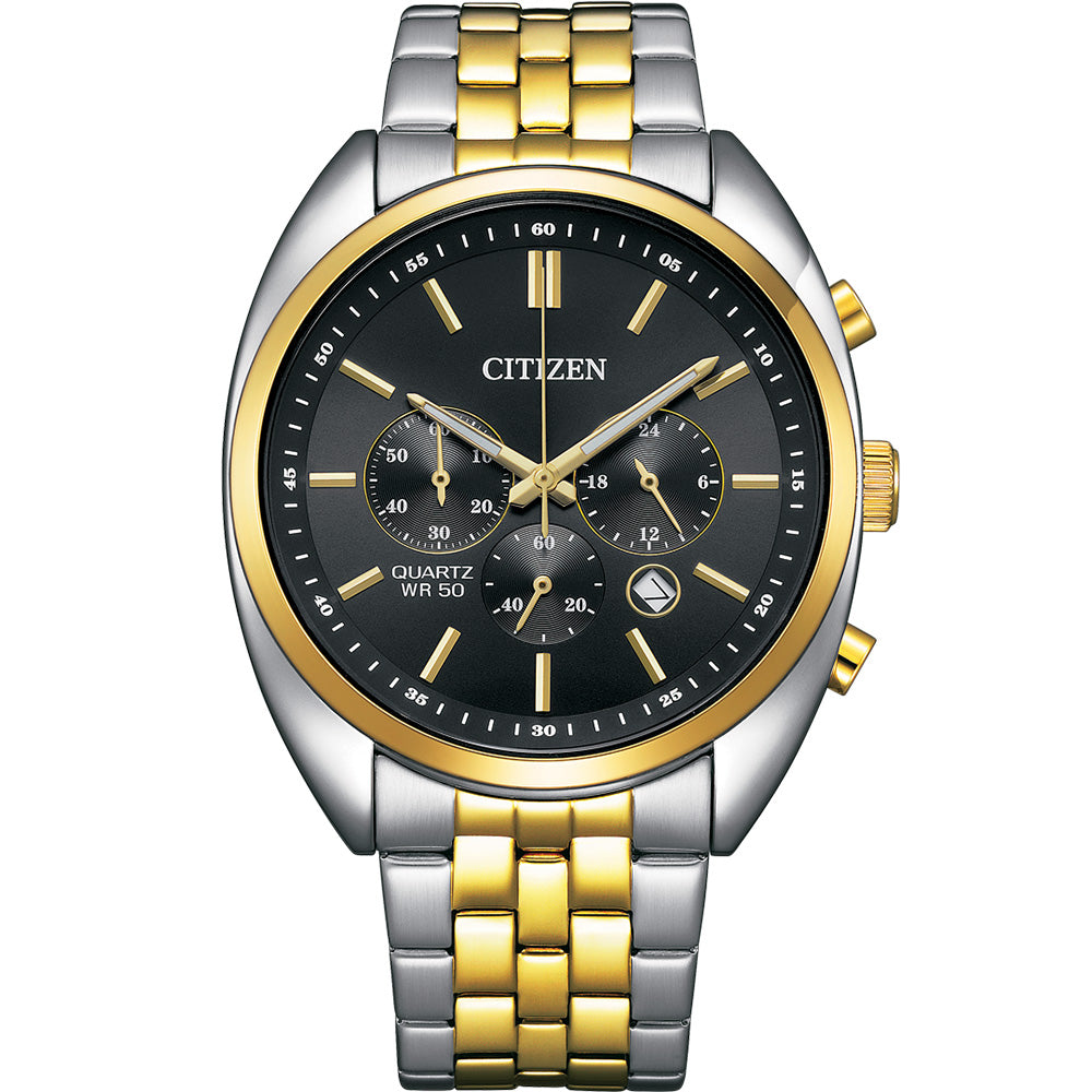 Citizen Quartz AN8214 - 55E Precision Chronograph Watch
