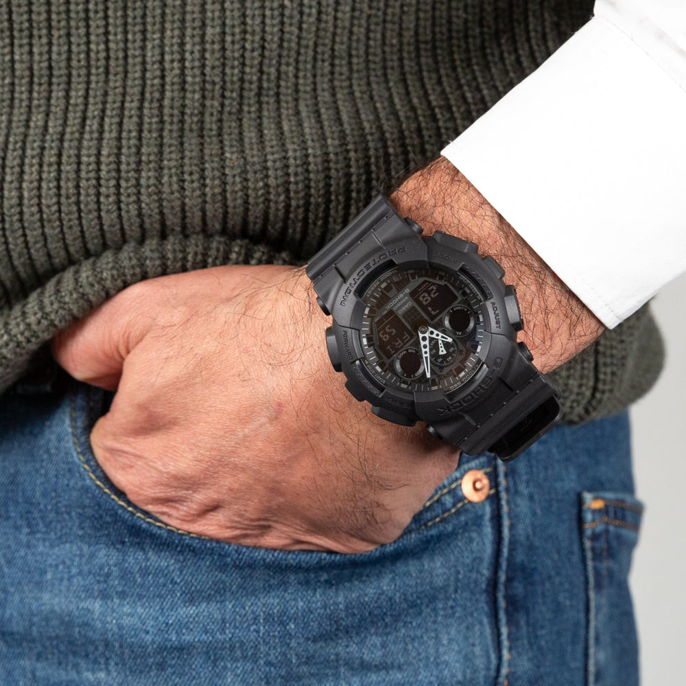 G-Shock GA100-1A1: Durable, Functional & Stylish Resin Watch