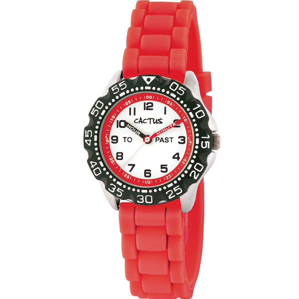Red Cactus CAC148M07 Educational Time - Telling Kids Watch