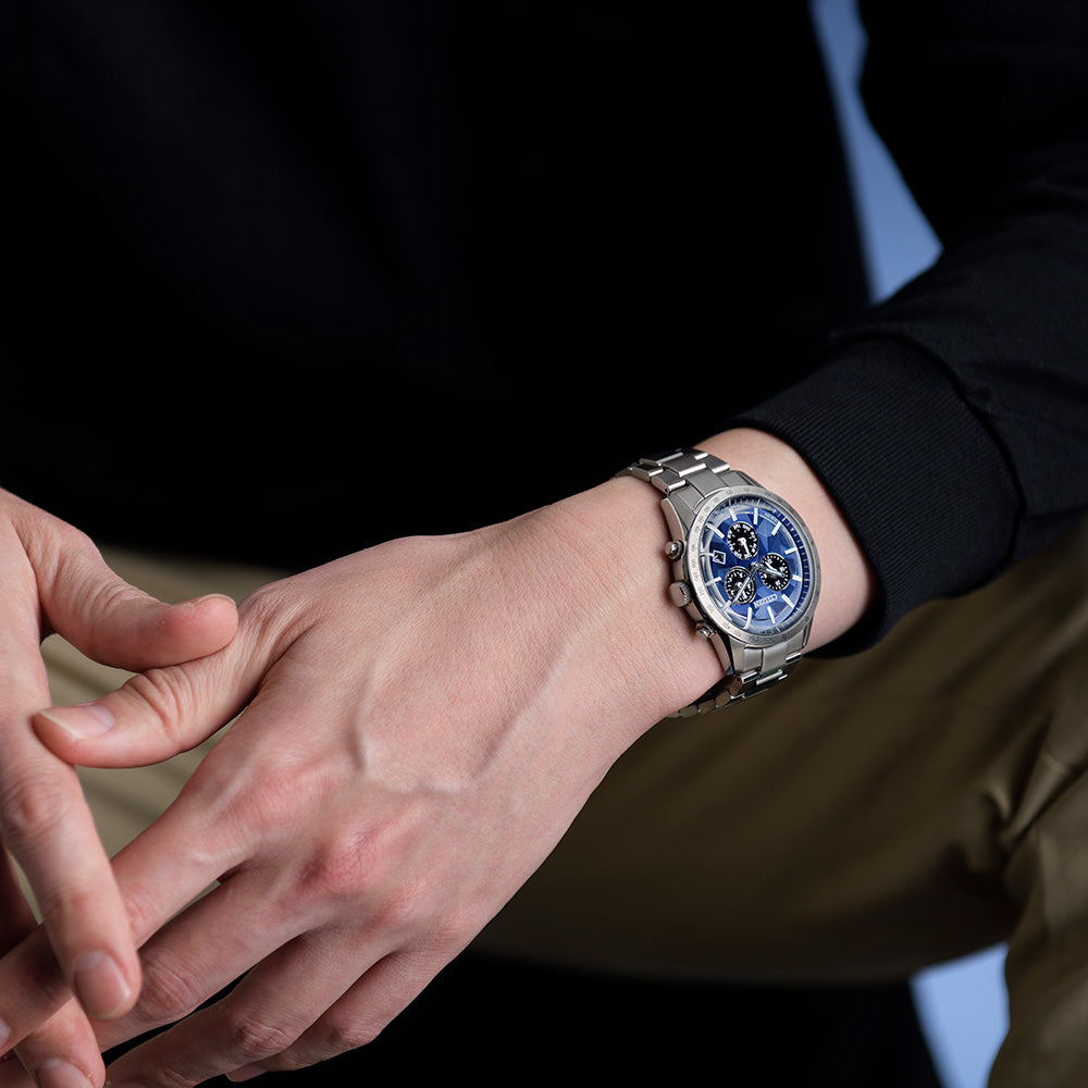 Limited Edition Citizen Eco Drive BL5590 - 55L Solar - Powered Chronograph with Perpetual Calendar Watch