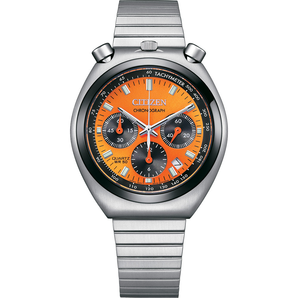 Citizen Orange 38mm Stainless Steel AN3660 - 81X Chronograph Watch