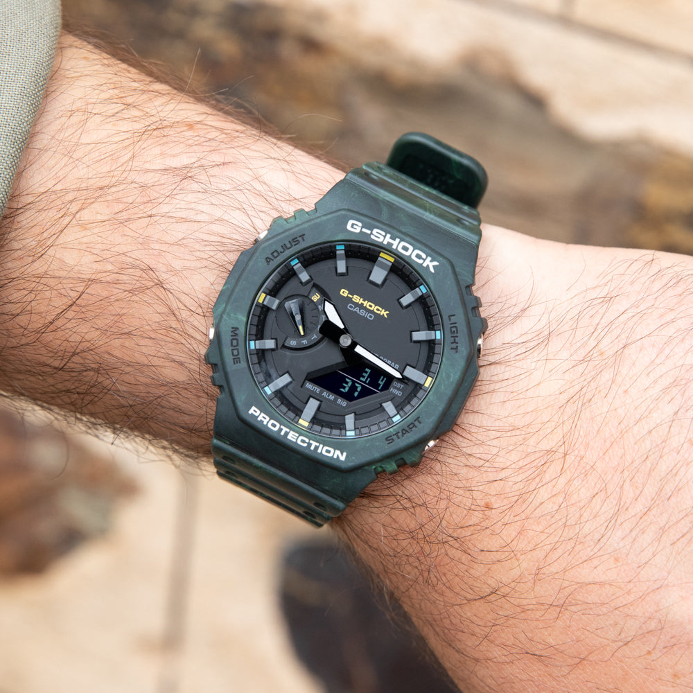 G-Shock GA2100FR-3A 'CasiOak' International Edition Watch from the Mystic Forest Series