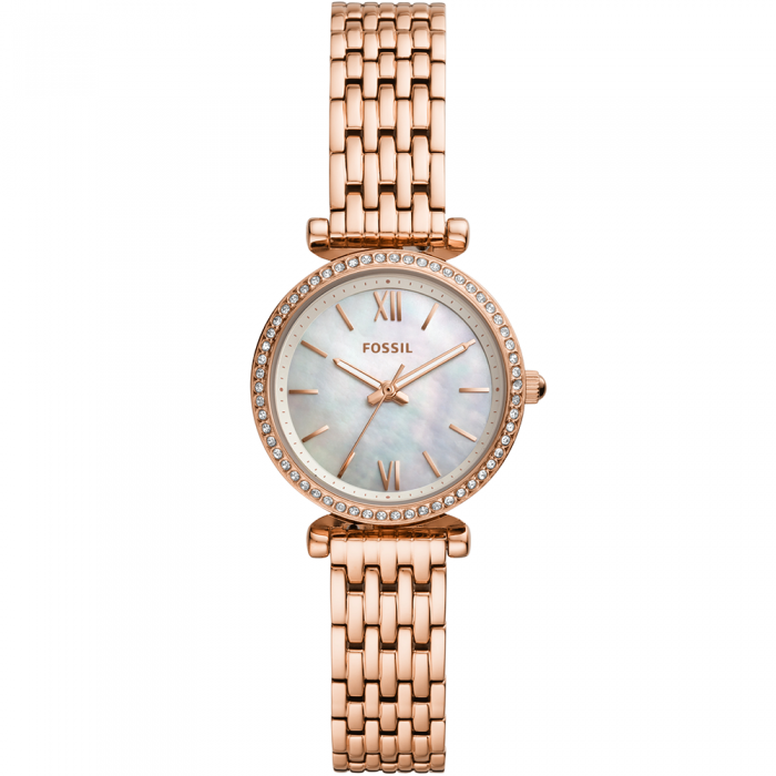 Fossil Women's Carlie Mini ES4648 Rose-Toned Stainless Steel Watch