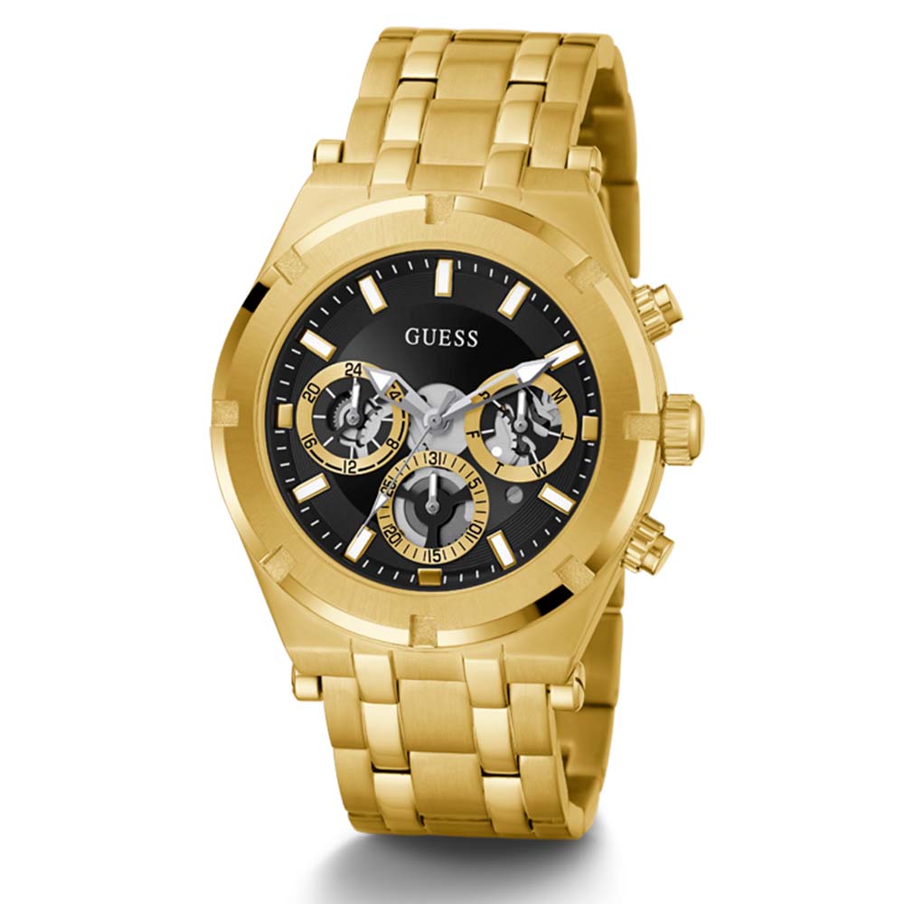 Guess Continental GW0260G2 Multi-Functional Luxury Gold-Coated Stainless Steel Watch