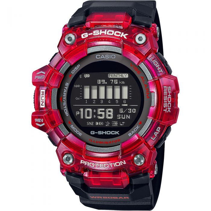 G-Shock G-Squad GBD100SM-4A1 Bluetooth Smart Sports Watch with Advanced Fitness Tracking