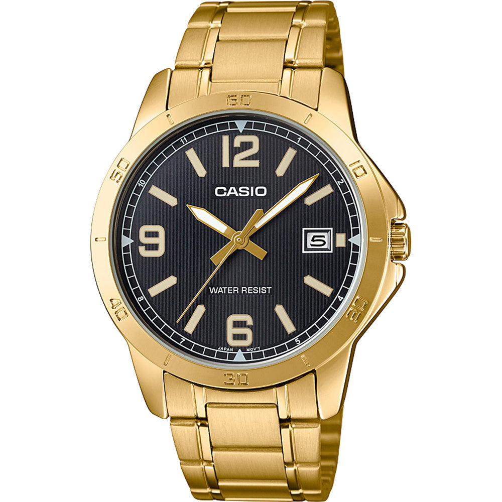 Casio Vintage Analogue Gold MTPV004G-1B Wristwatch