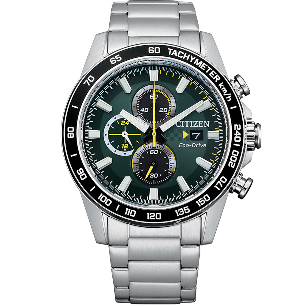 Citizen Men's Eco-Drive Stainless Steel Chronograph Watch CA0780-87X with 7-Month Power Reserve